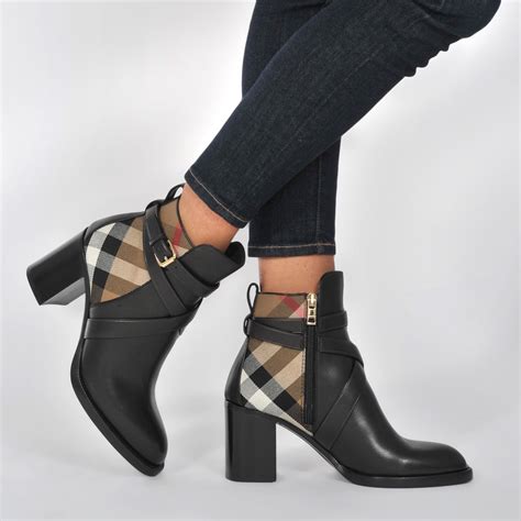 burberry boots black leather|burberry shoes official website.